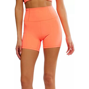 Women's Free People never better Coral Bike Shorts L i16